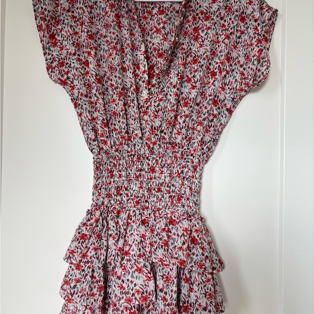 Misa Eloisa Floral Ruffle Dress